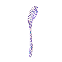 Melamine Pasta Spoons in Purple Leopard Print Rice DK